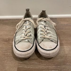 Silver Low-top Converse